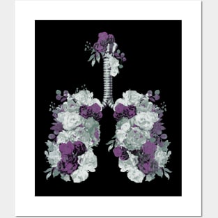 Lung Anatomy / Cancer Awareness 12 Posters and Art